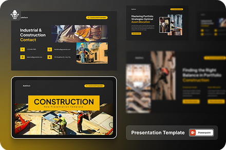 Industrial & Construction Powerpoint, a Presentation Template by SquidPixey