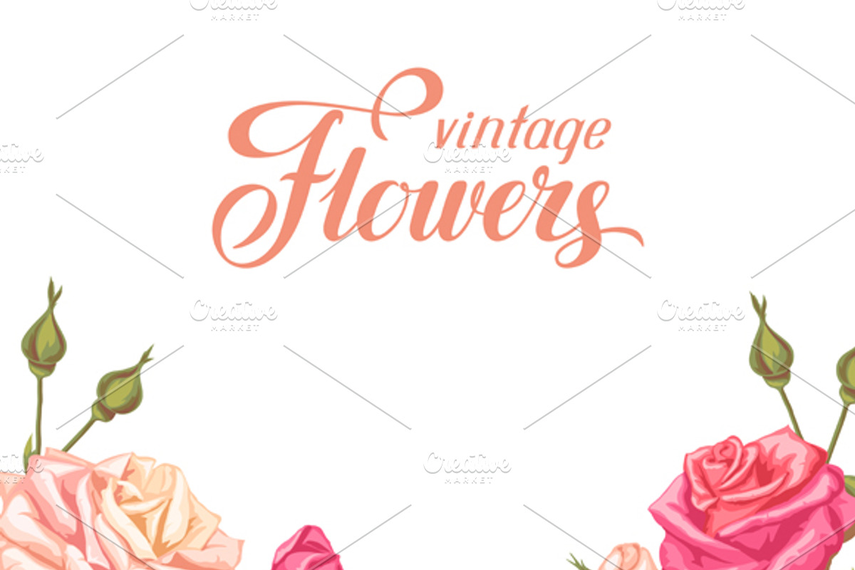 Sards with vintage roses., a Card Template by incomible (Photo 3 of 3)
