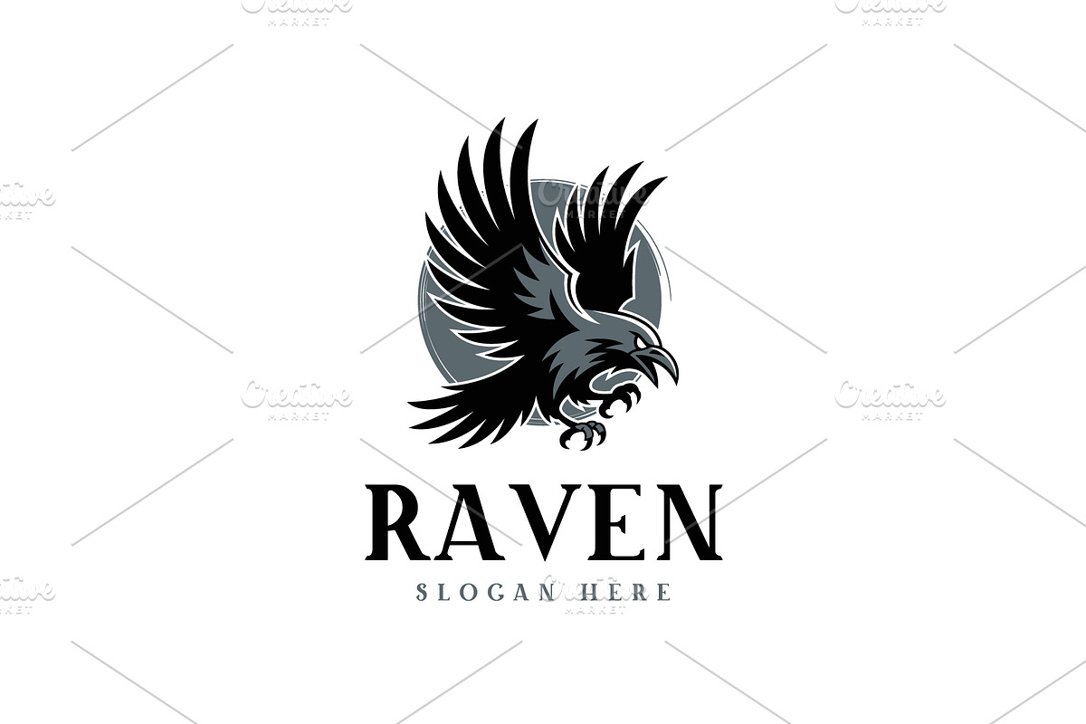 Raven Logo, a Branding & Logo Template by Pixes (Photo 3 of 3)