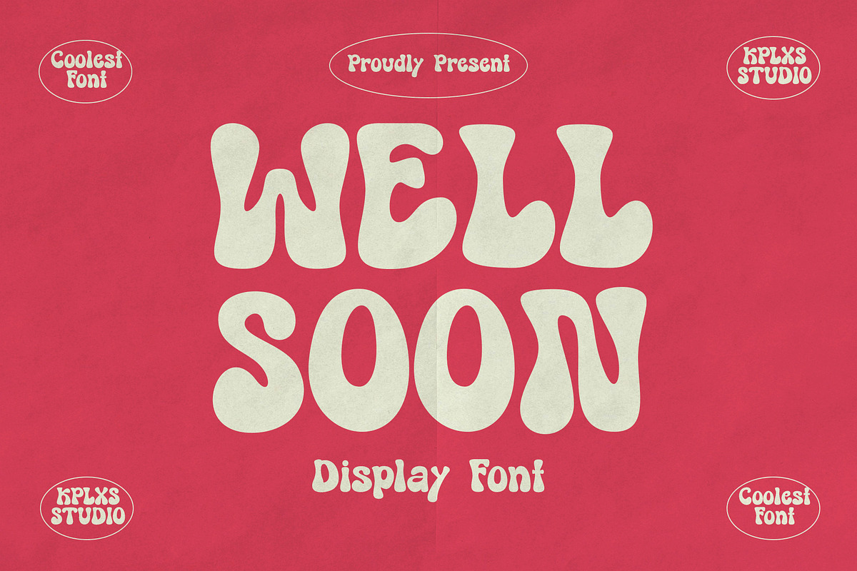 Well Soon - Display Bubble Font, a Handwritten Font by Koplexs Studio (Photo 1 of 11)
