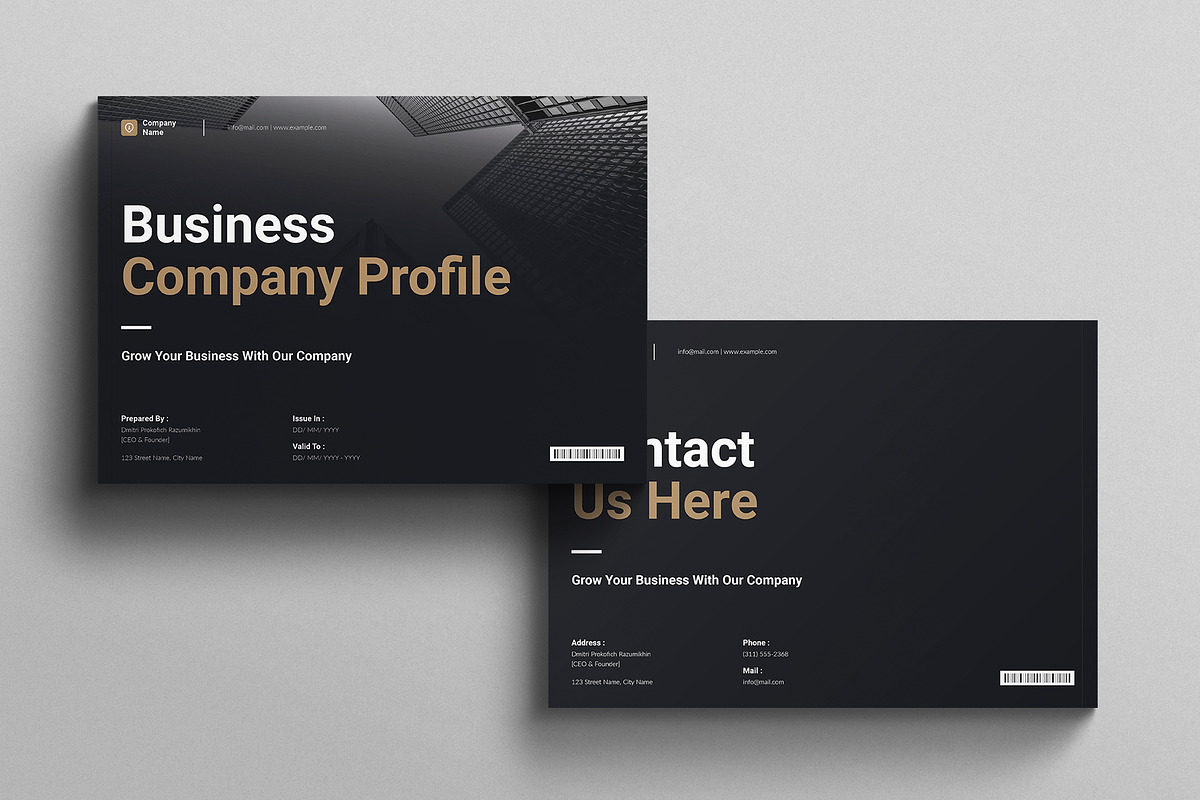 Business Company Profile Landscape, a Brochure Template by E-Type (Photo 8 of 8)