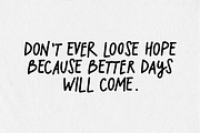 Better Days Marker Font, a Script Font by George Bourle (Thumbnail 2 of 9)