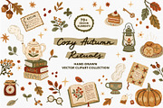 Cozy Autumn Rituals – Vector Clipart, a Decorative Illustration by Jenny Quince (Thumbnail 1 of 12)