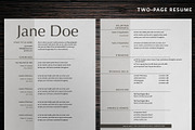 Chic Resume Template, a Resume Template by Templates by Maggie (Thumbnail 2 of 4)