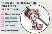 Quirky Girl & Boy Valentine Icons, a Person Illustration by RobertsArt (Thumbnail 2 of 7)