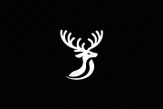 Minimalist Deer Emblem Stag, an Animal Illustration by Vectorium Studio (Thumbnail 3 of 4)