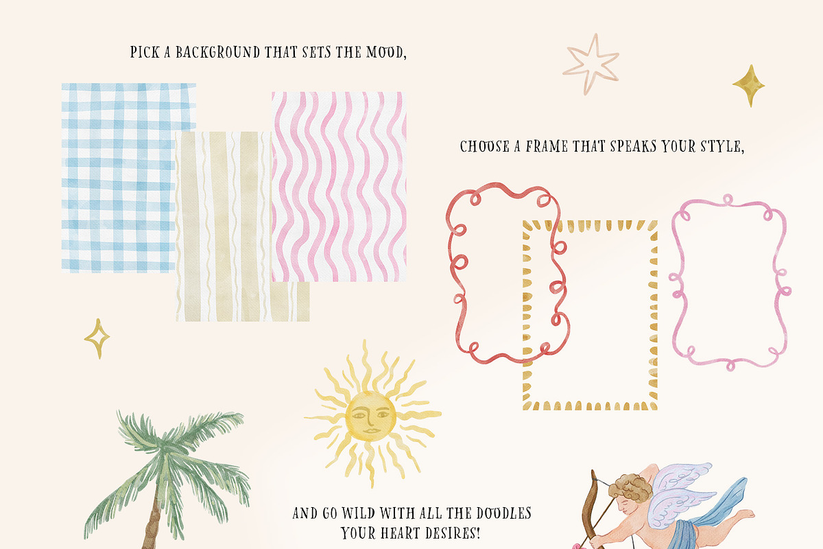 La Dolce Party - Playful Doodles, an Illustration by SunnyAfternoons (Photo 3 of 12)