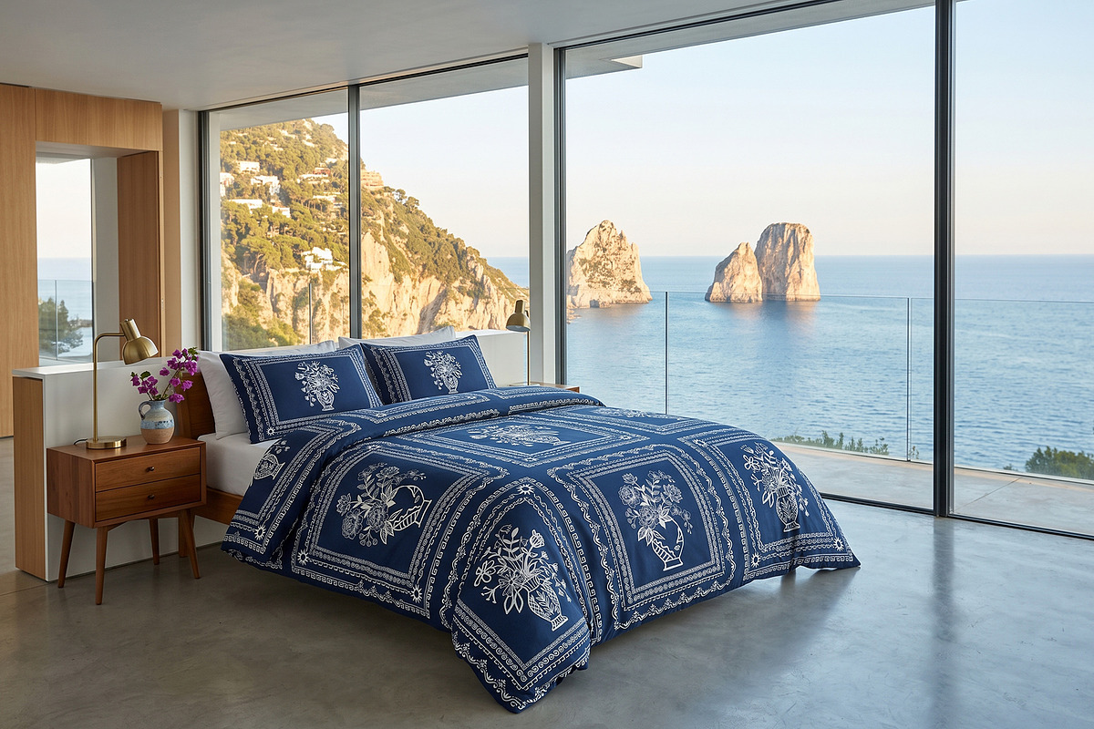 Seamless Blue Porcelain Pattern, a Pattern Graphic by Talip Memis (Photo 6 of 12)