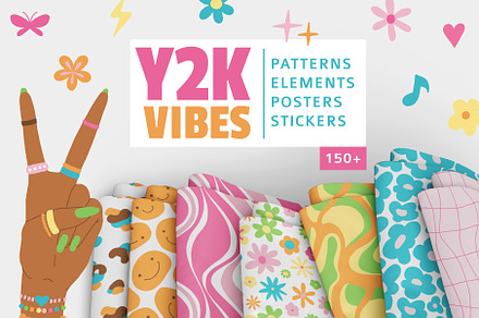 Y2k vibes: 00s and 90s vector bundle