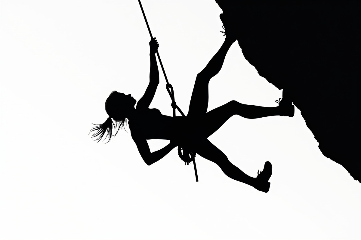 Adventure Climbers Silhouette Set, an Illustration by jahid234 (Photo 13 of 21)