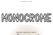 Monocrome, a Script Font by InermediaSTUDIO (Thumbnail 1 of 7)