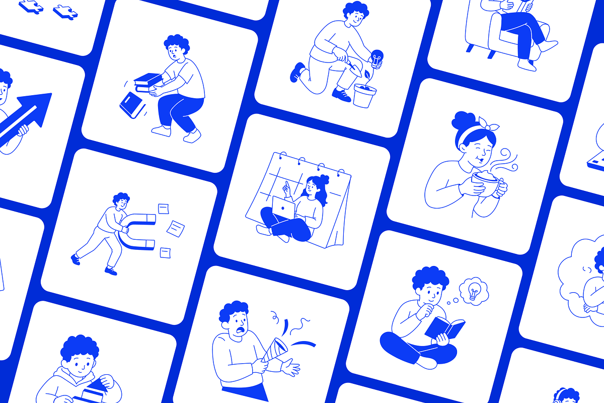 100 People Hand-Drawn Illustrations, a Person Illustration by Vectors Market (Photo 8 of 13)