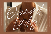 Diamond Lady – Handwritten Font, a Script Font by RedyStudio (Thumbnail 1 of 10)