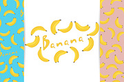 Banana Seamless Patterns., a Pattern Graphic by Svetlana Avv (Thumbnail 1 of 4)