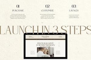 Showit Website Template Photography