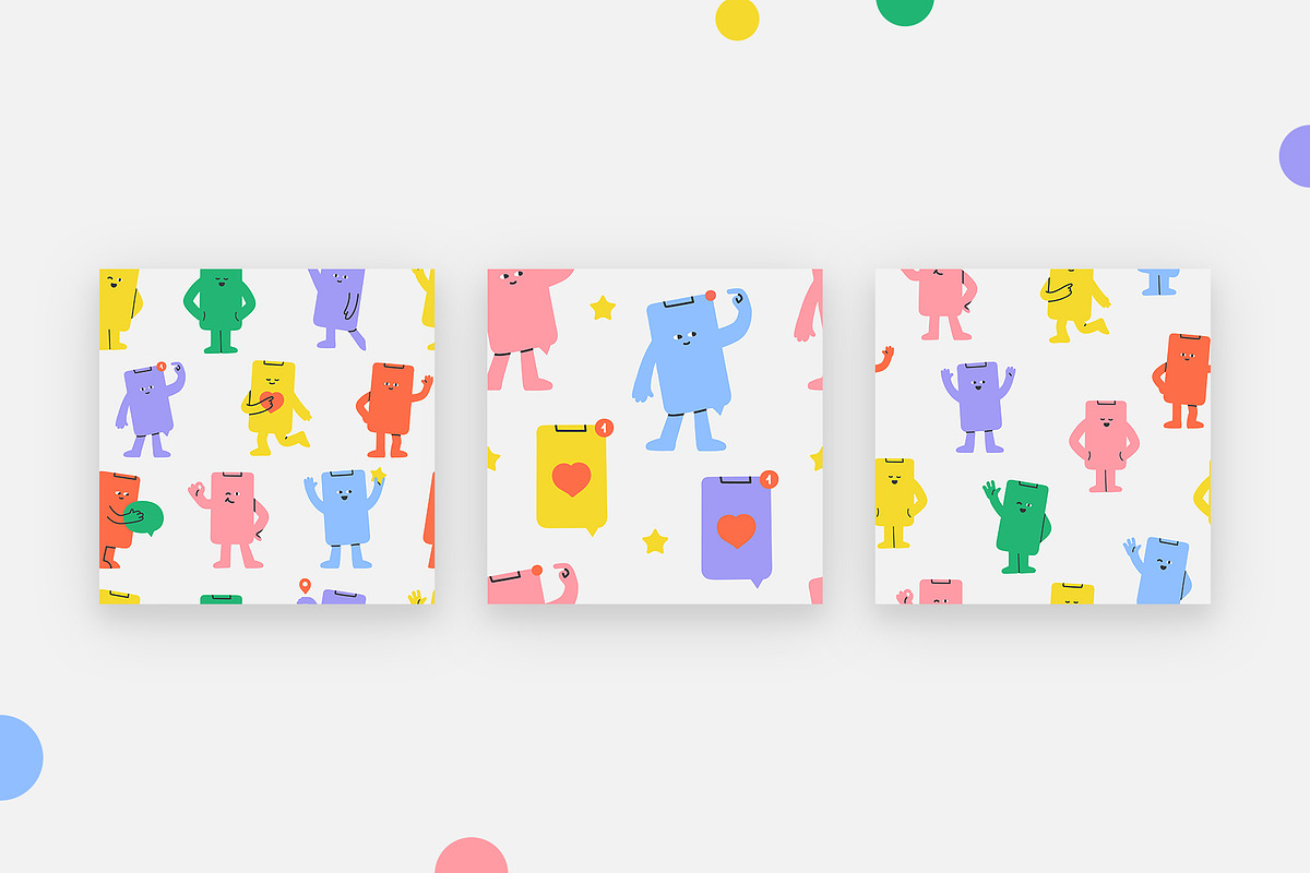 Mobile phone character. Icons set, an Outline Icon by My.Ordinarty (Photo 8 of 9)