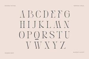 Basheq Vintage - Modern Serif