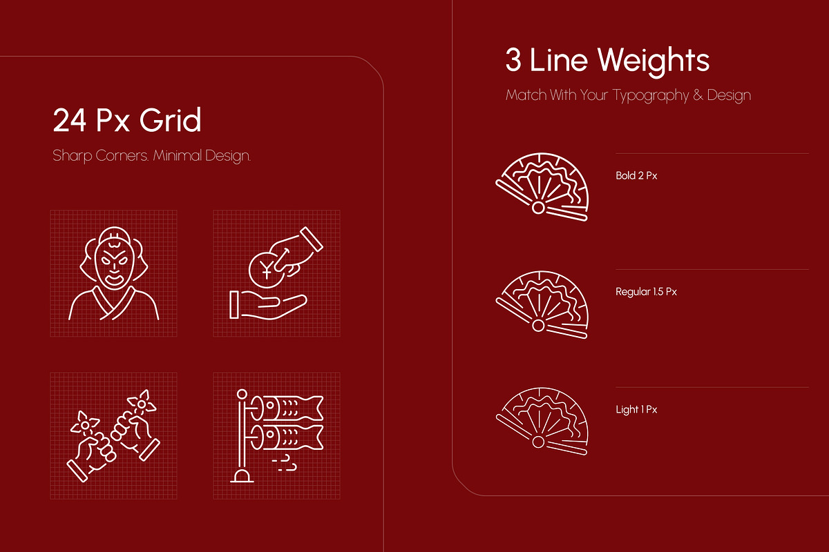 Japanese and Asian Icons, an Outline Icon by Prosymbols (Photo 5 of 7)