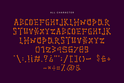 Ghoul Bones Display Font, a Symbol Font by Helotype (Thumbnail 5 of 6)