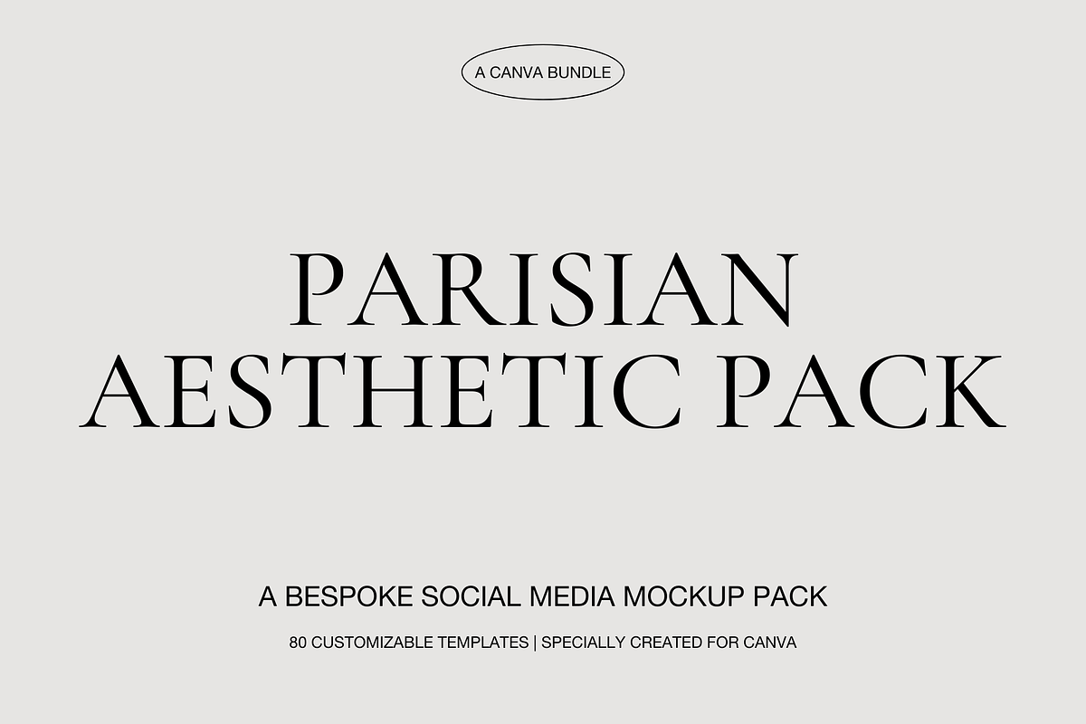 Parisian Canva Social Media Template, a Social Media Template by Le Maison Bohem (Photo 11 of 11)