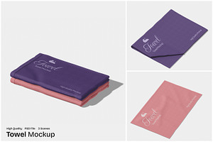 Towel Mockup, a Bottom Mockup by Unerispace