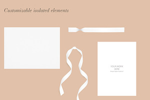 Customizable Card Mockup. Envelope