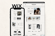 Wix Website Template Photography, a Wix Template by Branding Babe Co. (Thumbnail 1 of 10)