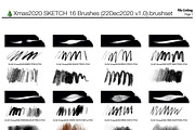 XMAS 2020 Bundle: 150+ Brushes, a Brush Add-On by Georg's Procreate Brushes (Thumbnail 4 of 6)