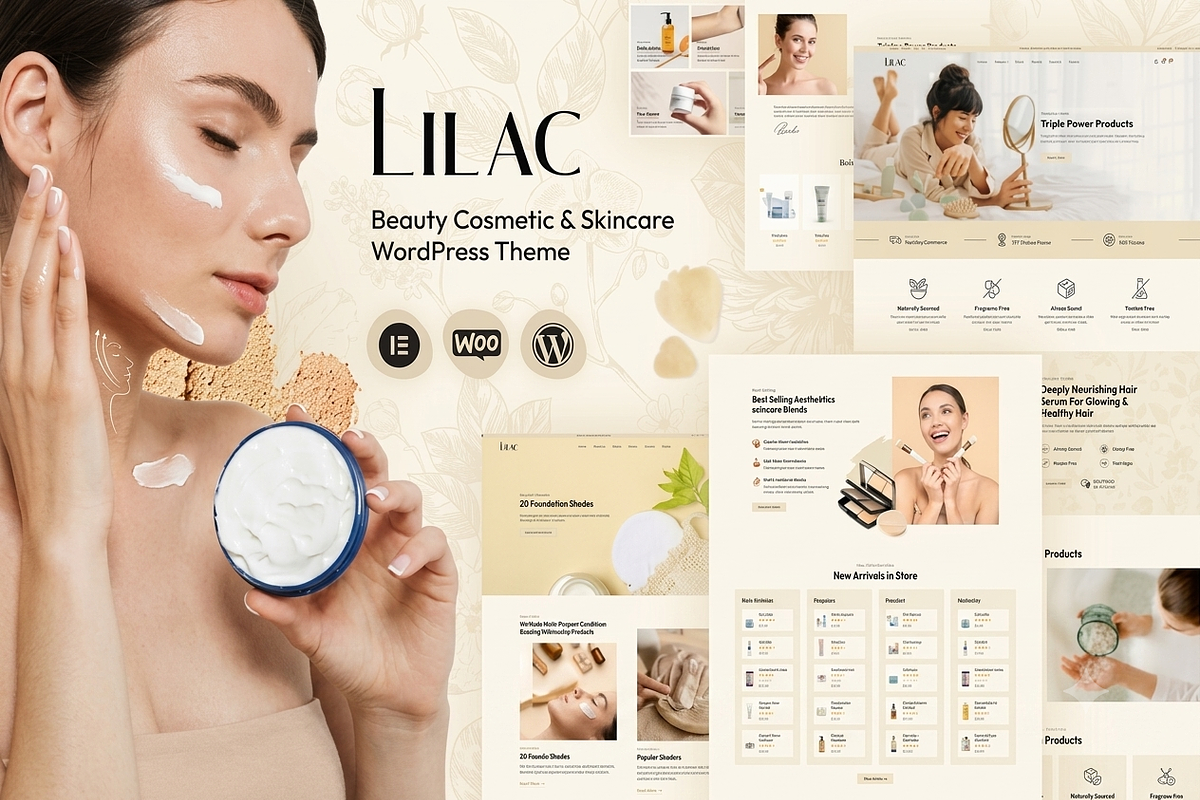 Lilac Cosmetics Shop WordPress Theme, a WordPress Template by ThemesRain (Photo 3 of 3)