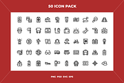 Tourism icons, an Outline Icon by Wencory (Thumbnail 1 of 2)