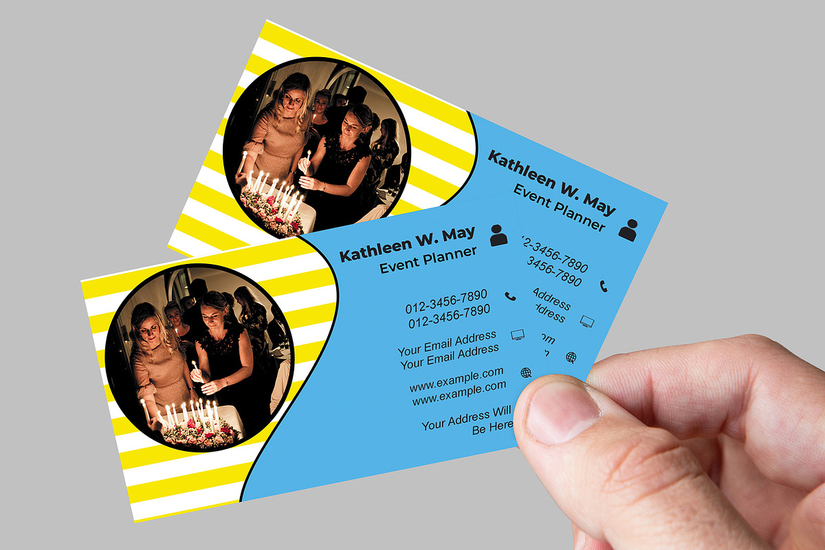 Event Planner Business Card preview 4