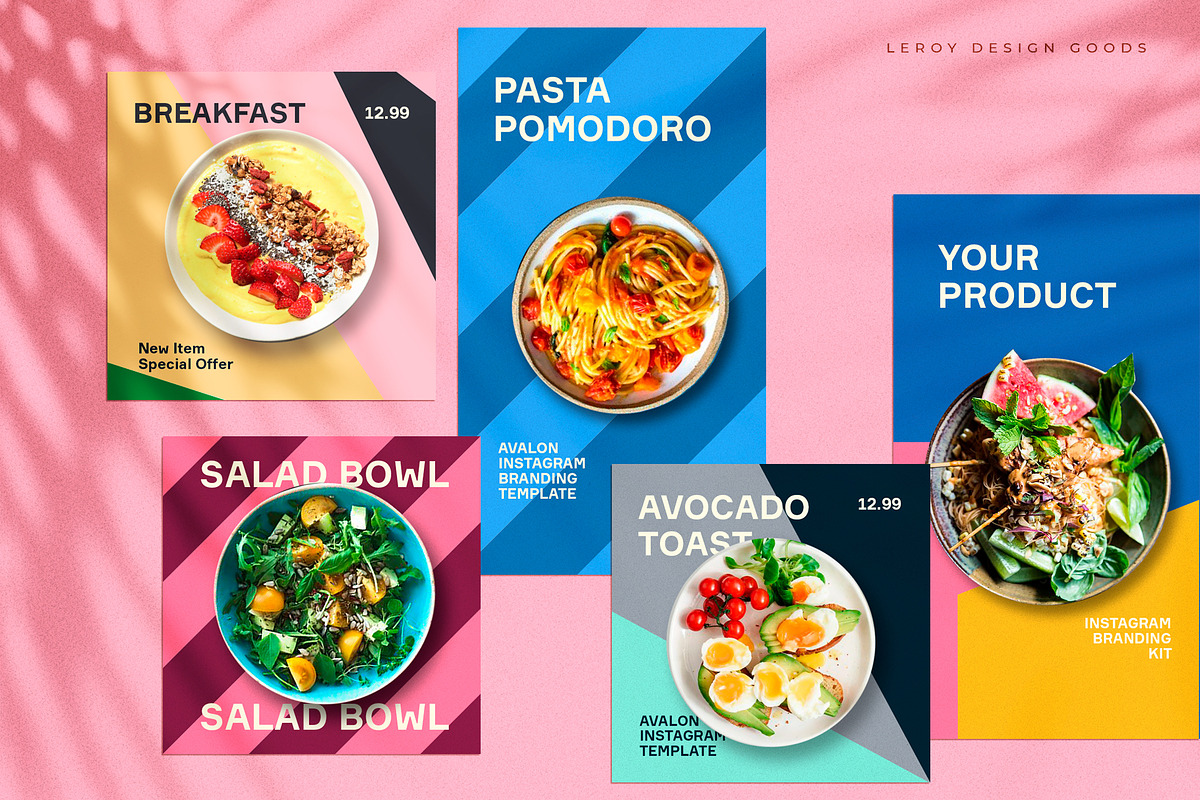 AVALON – Instagram Branding Template, a Social Media Template by LEROY Design (Photo 2 of 9)