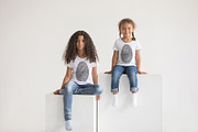 100 Kid's T-Shirt Mock-Up 2018 #22, a Shirt Mockup by Freeman Studio (Thumbnail 17 of 107)