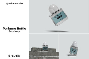 Perfume Bottle Mockup, a Packaging Mockup by ulfatunnazira