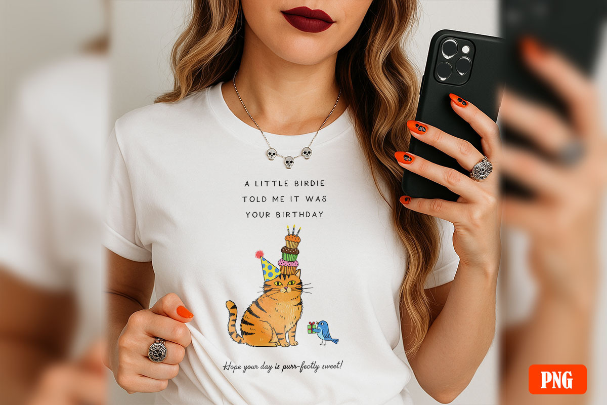Cat and Animals Funny Birthday PNG, a Graphic by GlitterCraft (Photo 5 of 101)