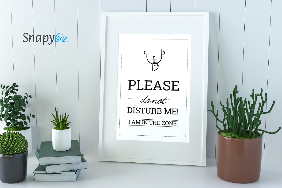 Printable Do Not Disturb Signs, a Templates & Theme by Snapybiz (Photo 7 of 9)