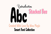 Stacked Bee, a Slab Serif Font by Wow Magic (Thumbnail 2 of 3)