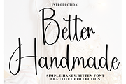 Better Handmade, a Handwritten Font by FreshTypeINK (Thumbnail 1 of 8)