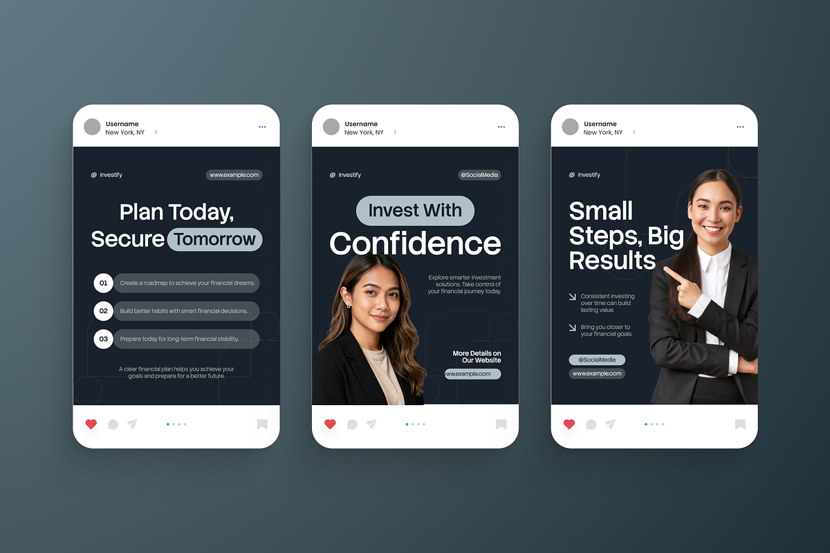 Financial Investment Instagram Post, a Social Media Template by Annora Studio (Photo 4 of 6)