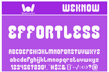Effortless font