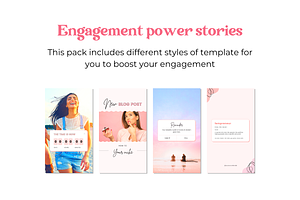 100 Instagram Bossbabe Canva Stories