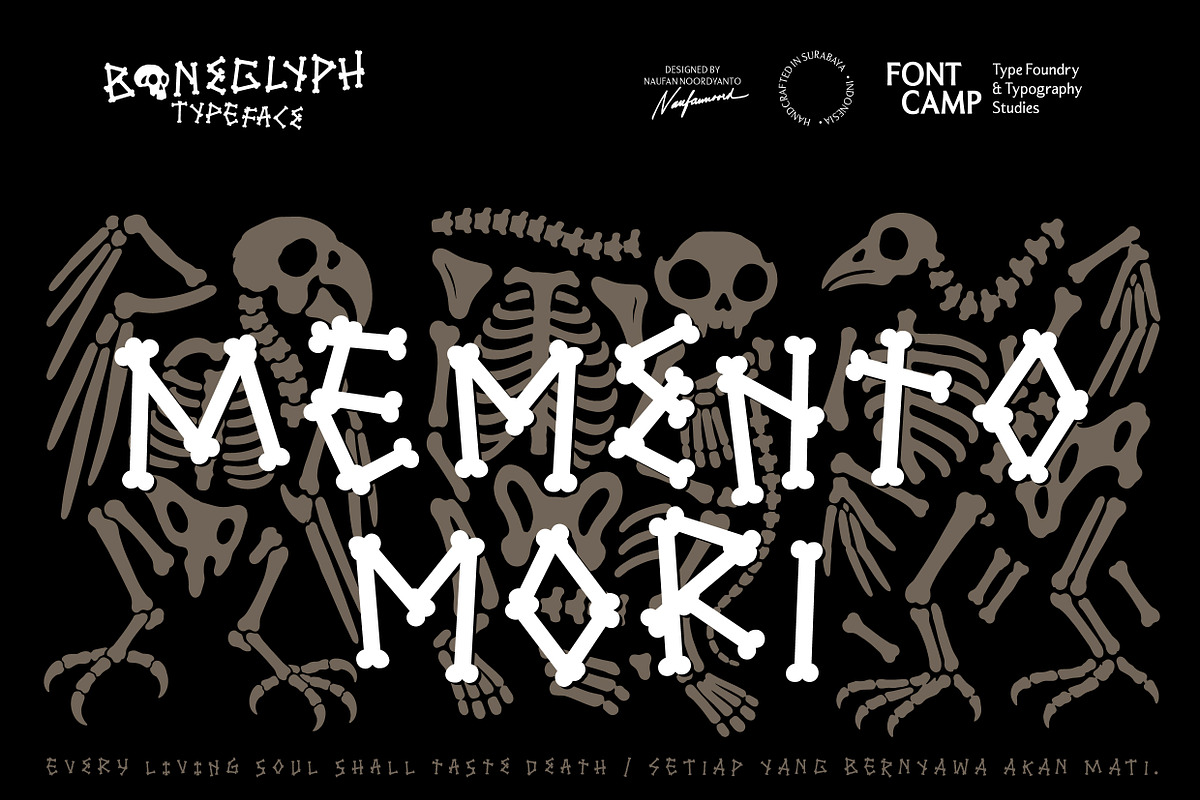 Boneglyph Font, a Symbol Font by Fontcamp Type Foundry (Photo 8 of 10)
