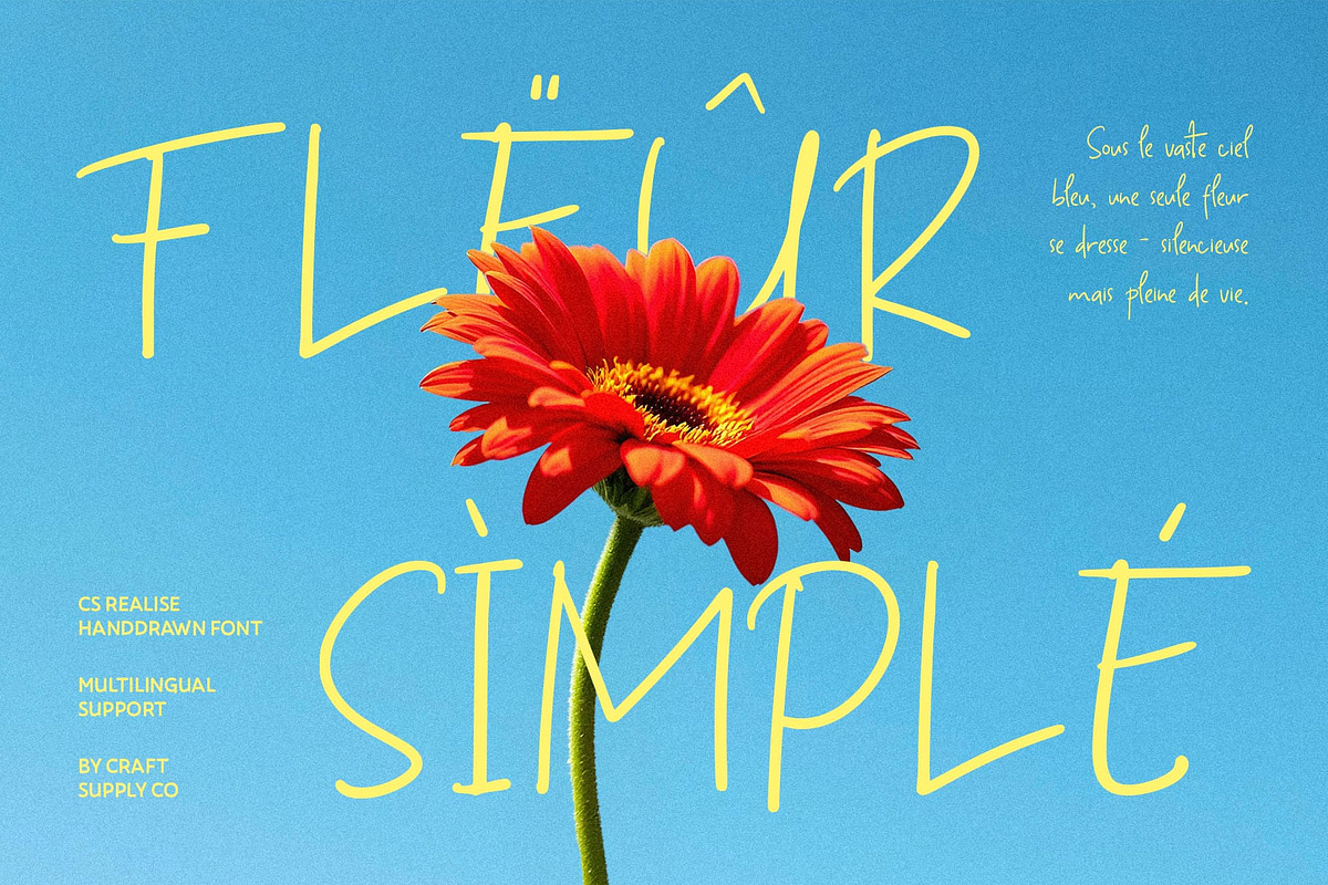 CS Realise – Handwritten Font, a Handwritten Font by Craft Supply Co. (Photo 7 of 8)