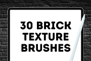 30 Brick Procreate Brushset, a Brush Add-On by palmettosvg (Thumbnail 1 of 3)