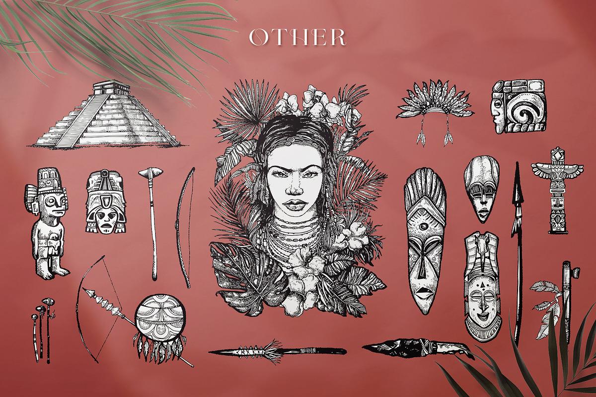 Tropica Collection, a Seasonal Illustration by Michael Rayback Design (Photo 6 of 15)