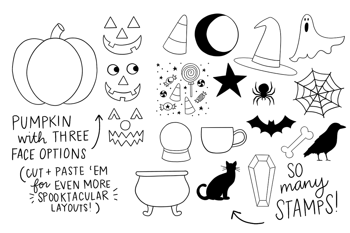 Procreate Autumn Shapes Set, a Brush Add-On by Positively Present (Photo 10 of 10)