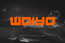 Woiyo - Modern Futuristic Font