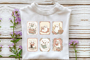 Cute Ghost Book Lover PNG, an Illustration by DreamPrint404 (Thumbnail 3 of 7)