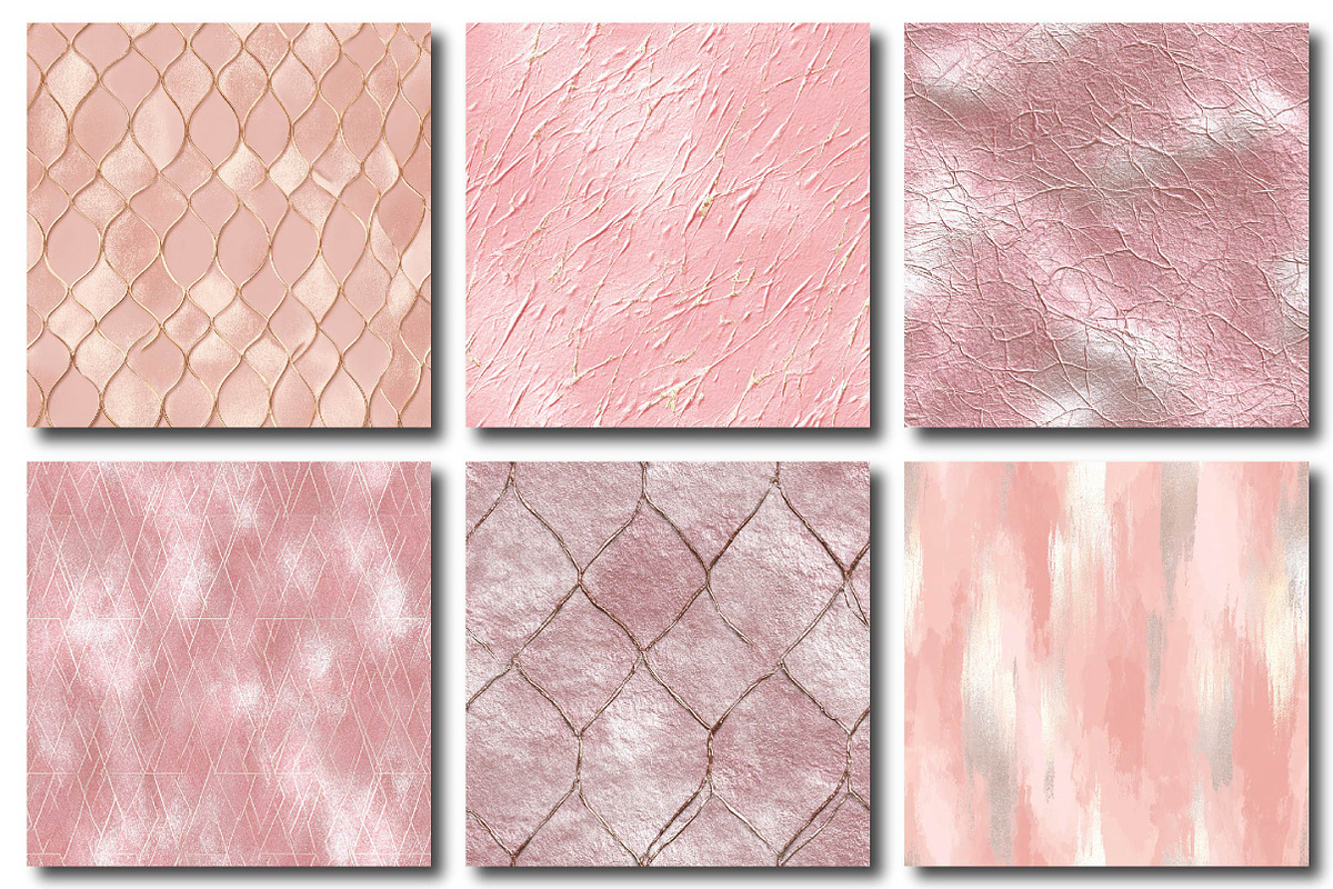 Blush Pink Foil Textures, a Texture Illustration by DreamPrint404 (Photo 2 of 4)