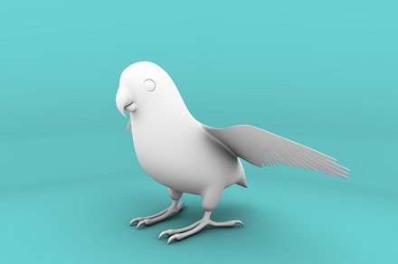 Parrot Bird 3D Model, an Animal 3D Model by theresumepark